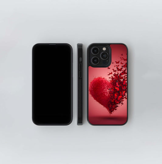 Butterfly Heart's Release Glass Case