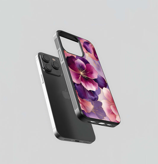 Velour Bloom Glass Case