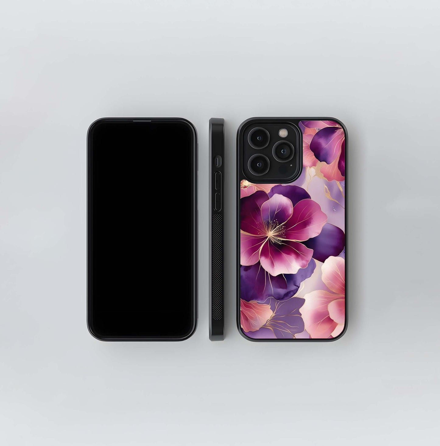 Velour Bloom Glass Case
