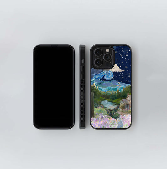 Butterfly Sky Dreams Glass Case