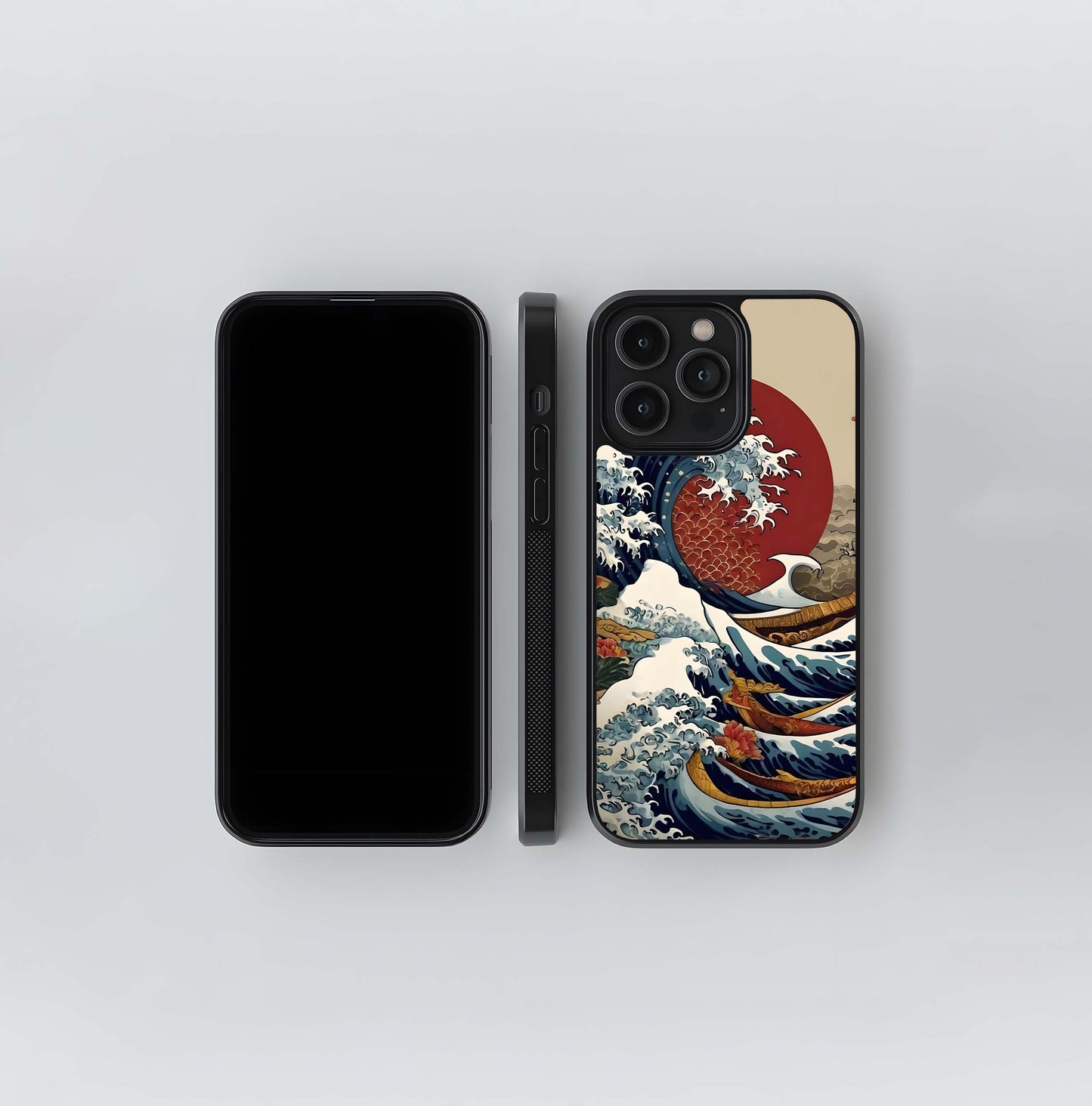 Crimson Voyage Glass Case