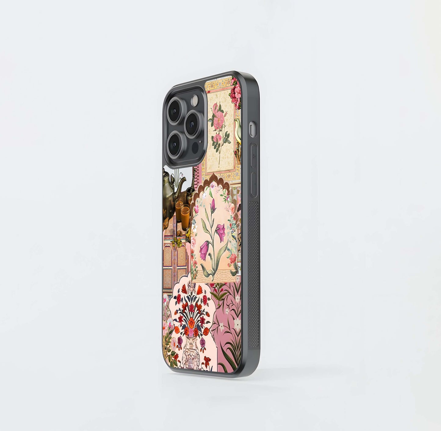 Aesthetic Mughal Garden Glass Case