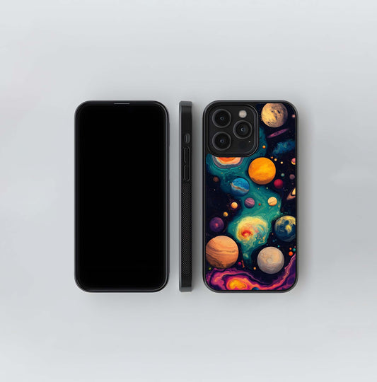 Cosmic Planet Journey Glass Case