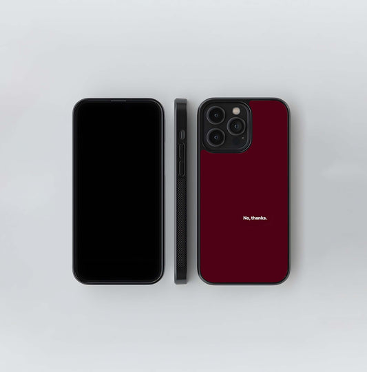 Minimal Rejection Glass Case