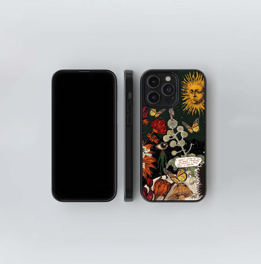 Aesthetic Myself Brave Glass Case