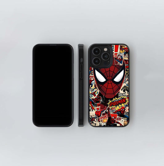 Web of Action Glass Case