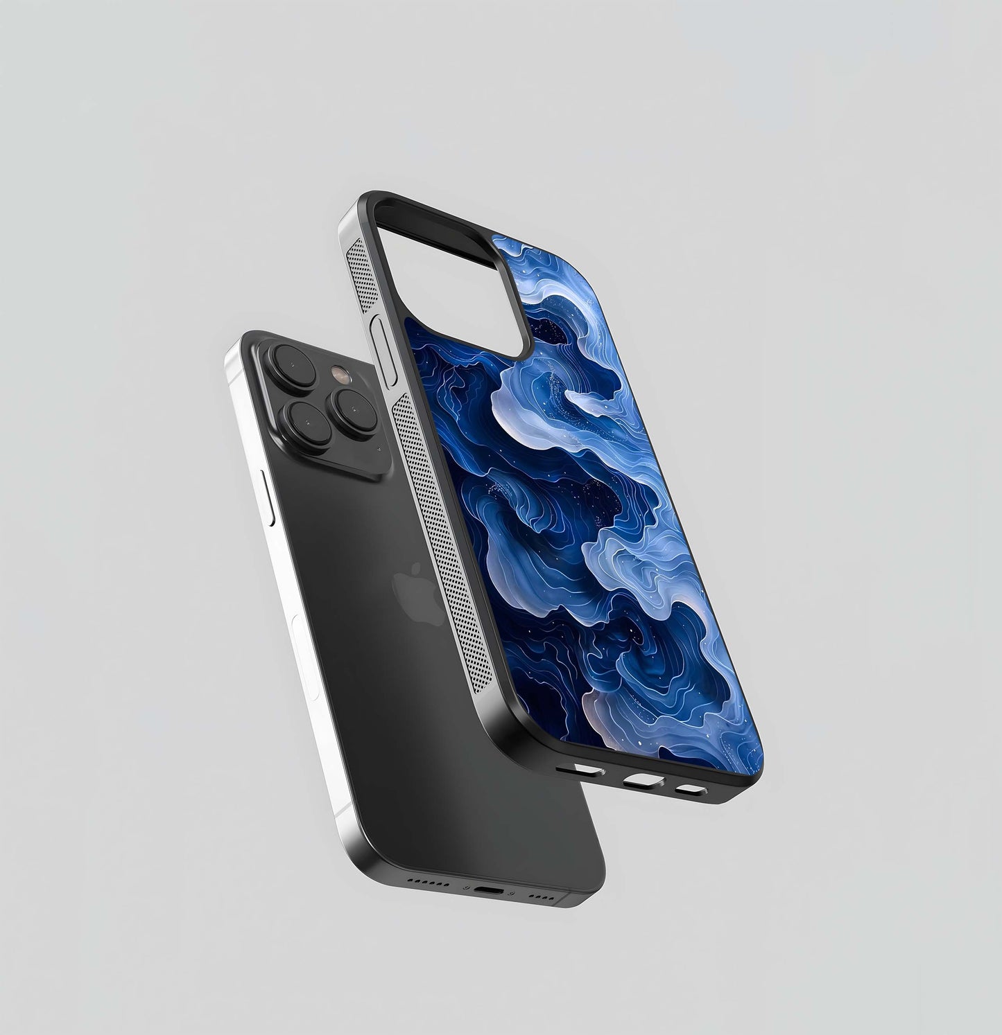 Cosmic Wave Flow Glass Case