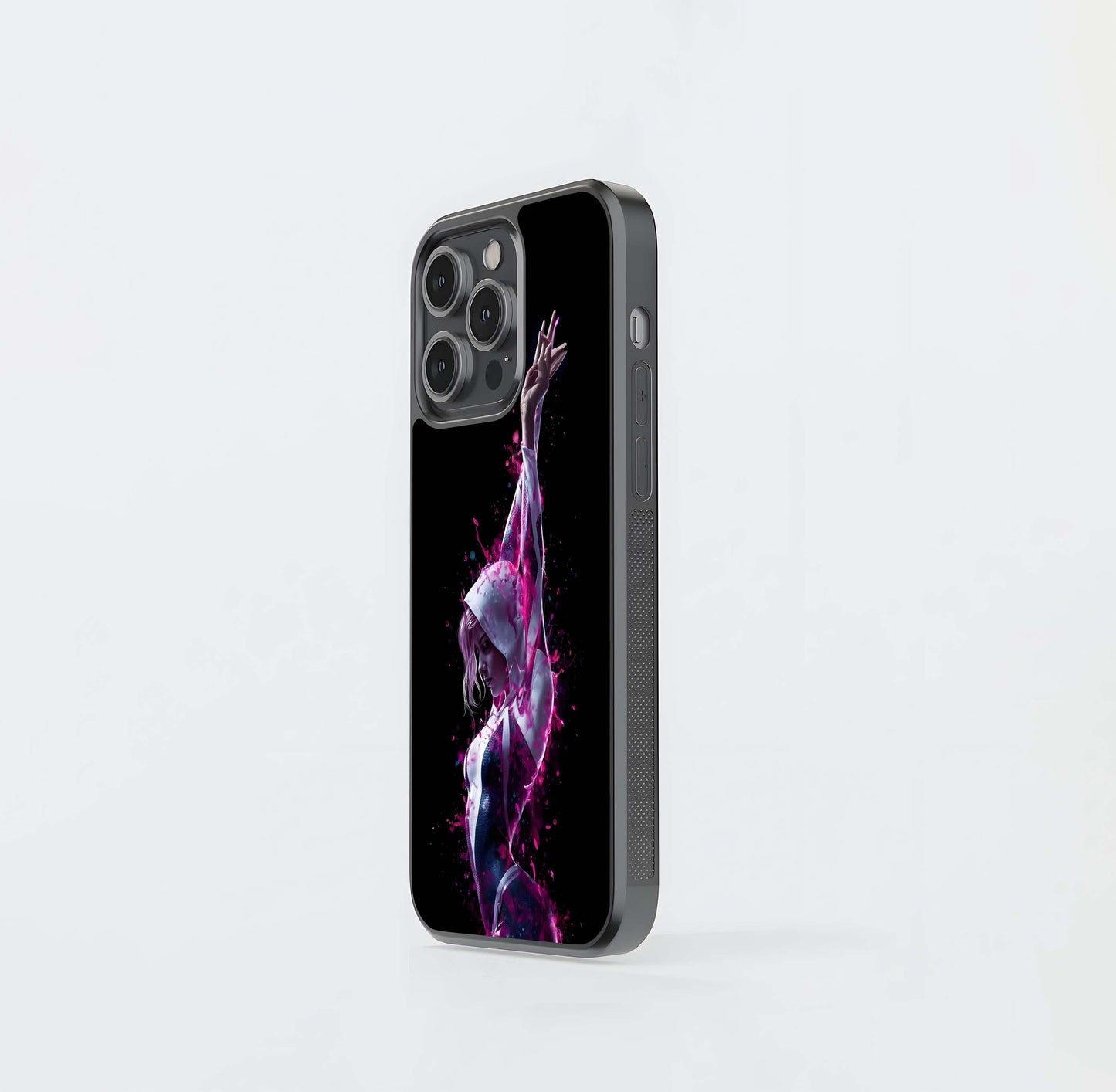Spider-Gwen Ink Splash Glass Case