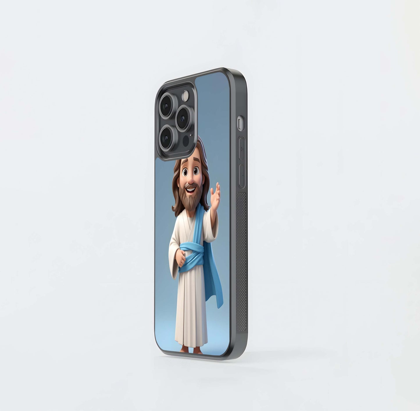 Chibi Jesus Greeting Glass Case