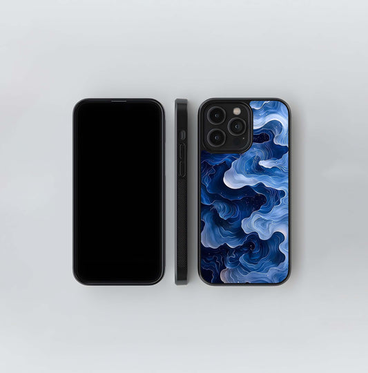 Cosmic Wave Flow Glass Case