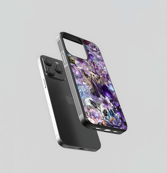 Crystal Bloom Glass Case