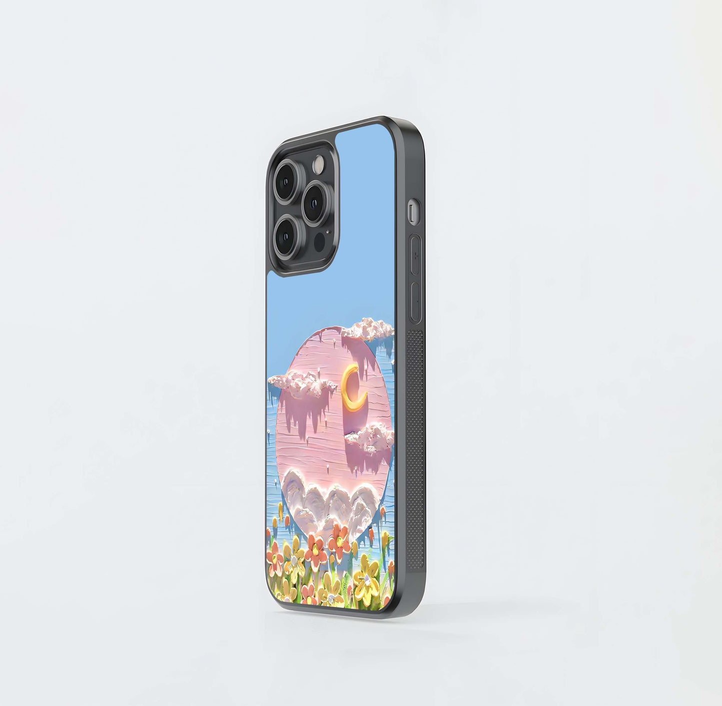 Candy Sky Blossoms Glass Case