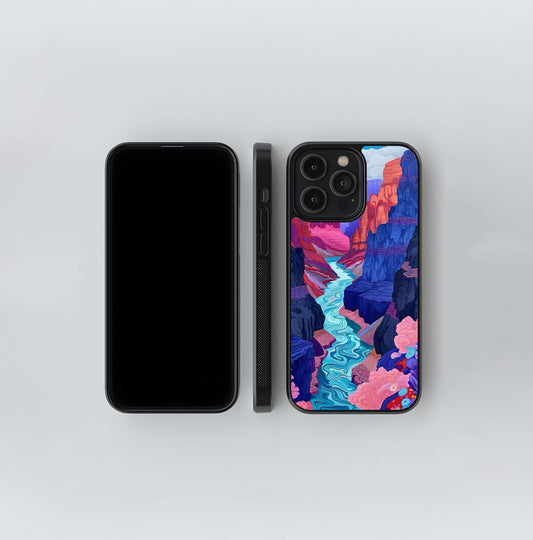 Canyon of Colors Glass Case