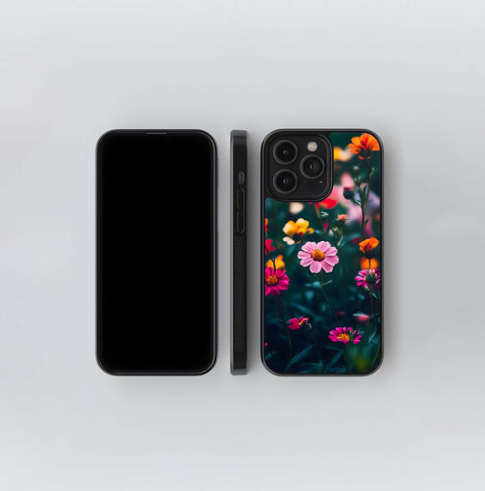 Moody Field Florals Glass Case