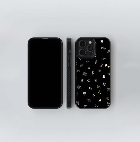 Aesthetic Objects & Black Background Glass Case