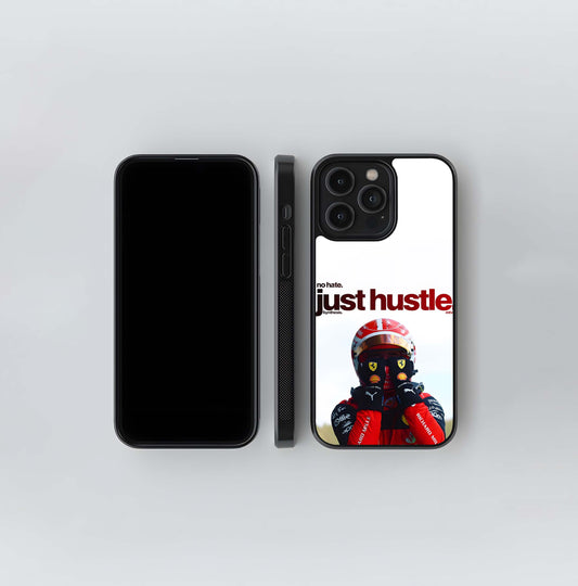Charles Leclerc No Hate Just Hustle Glass Case