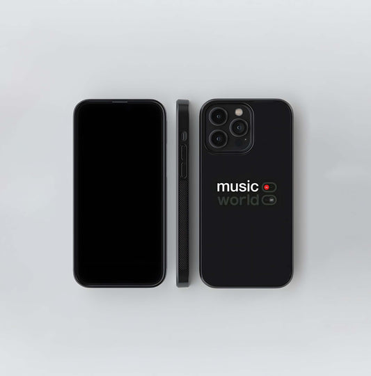 Music World On Toggle Glass Case