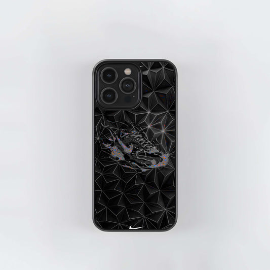 Vaporwave Sneaker Splatter (Nike) Glass Case