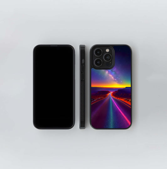 Neon Desert Drive Glass Case