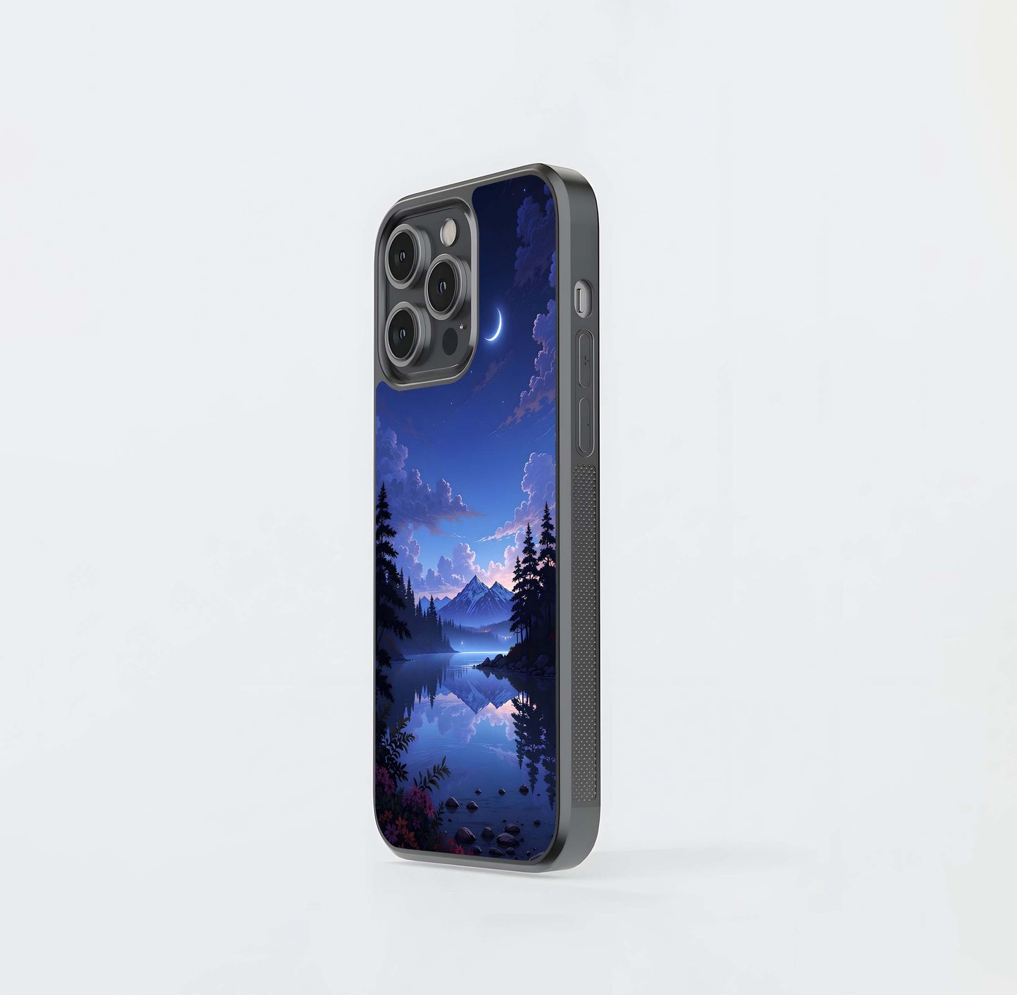 Midnight Lake Peace Glass Case