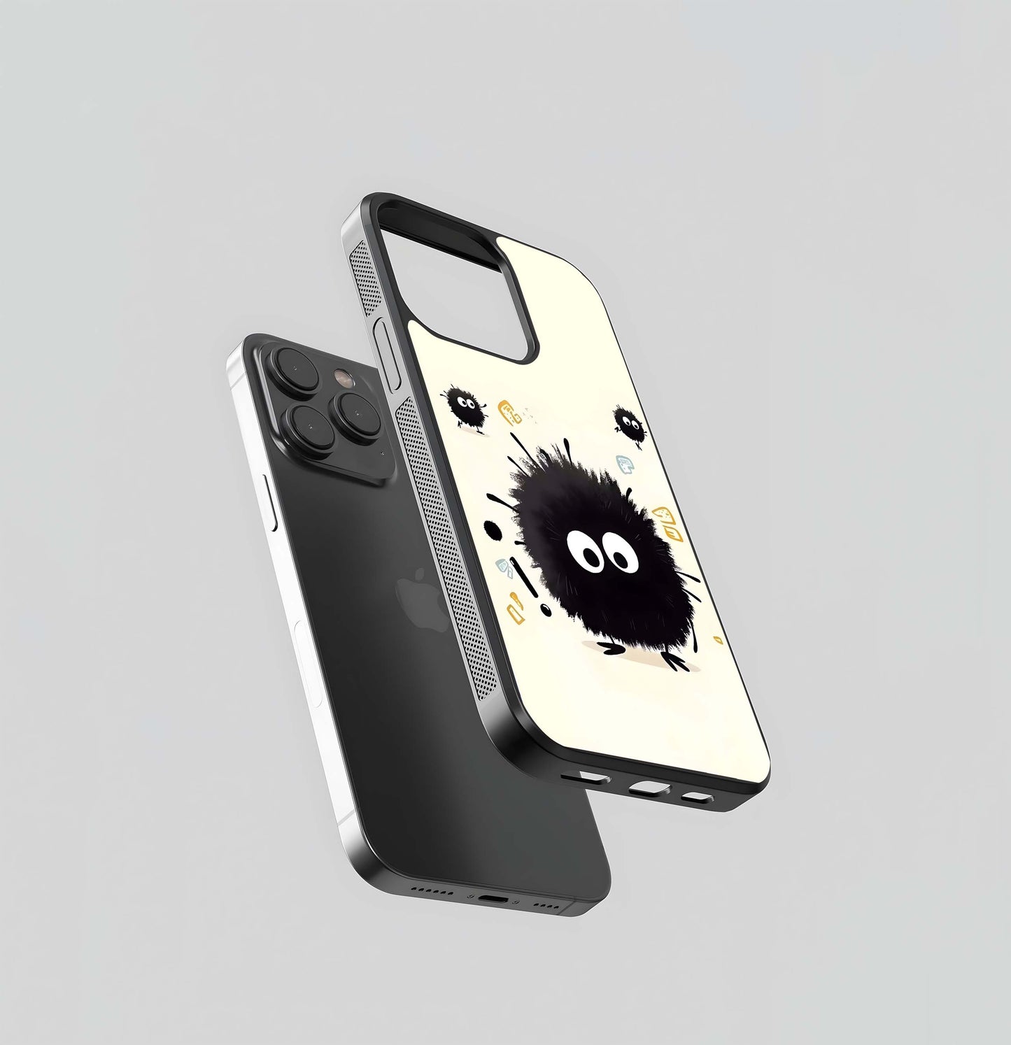 Cute Black Toroto Glass Case