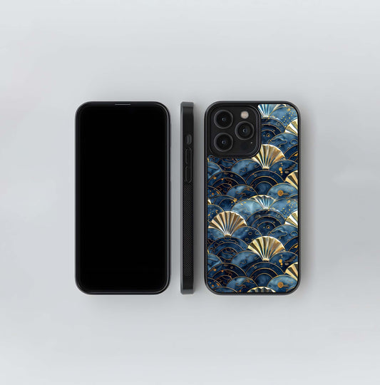 Golden Wave Luxe Glass Case