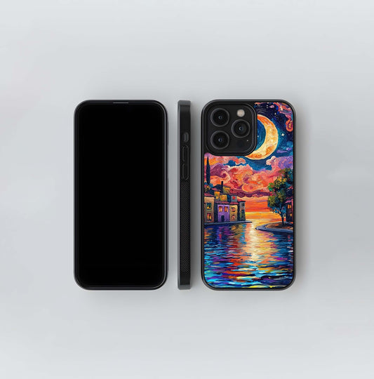 Multiple Watercolor Art Glass Case