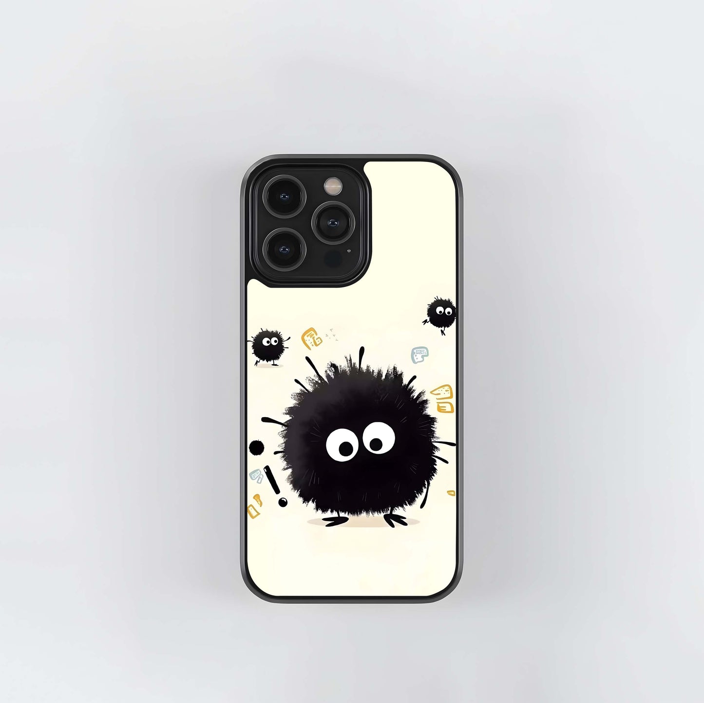 Cute Black Toroto Glass Case