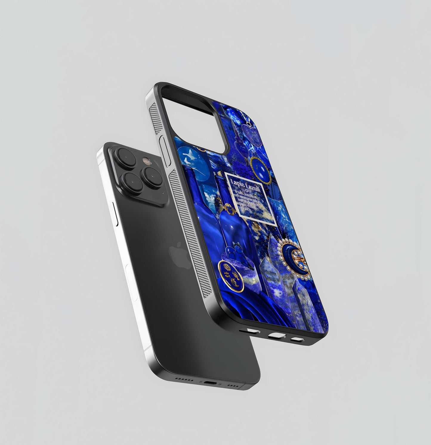 Aesthetic Lapis Lazuli Glass Case