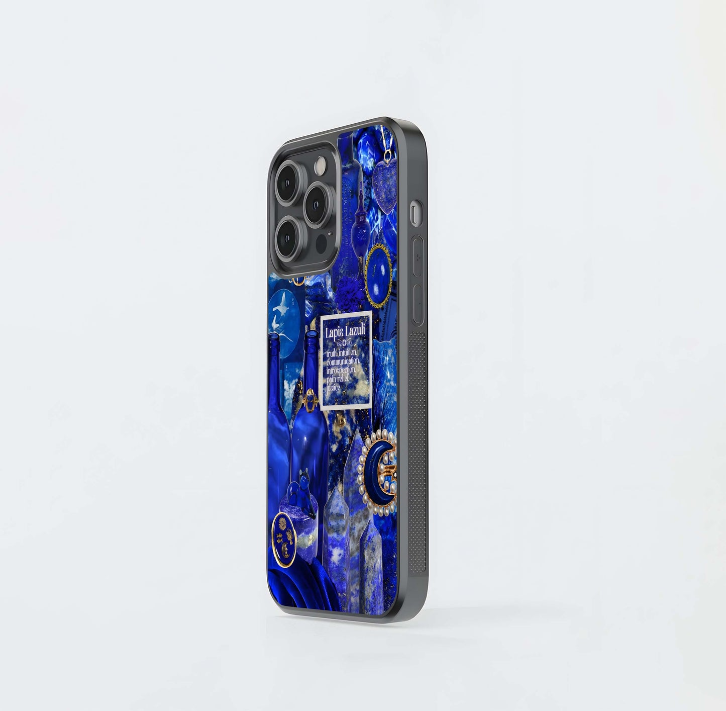 Aesthetic Lapis Lazuli Glass Case