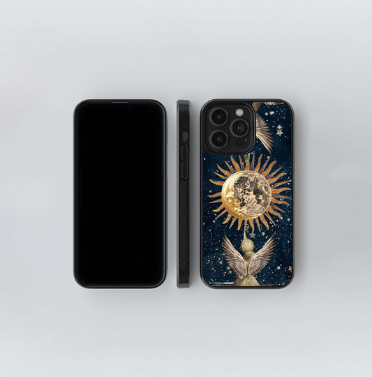 Aesthetic Retro Angel Glass Case