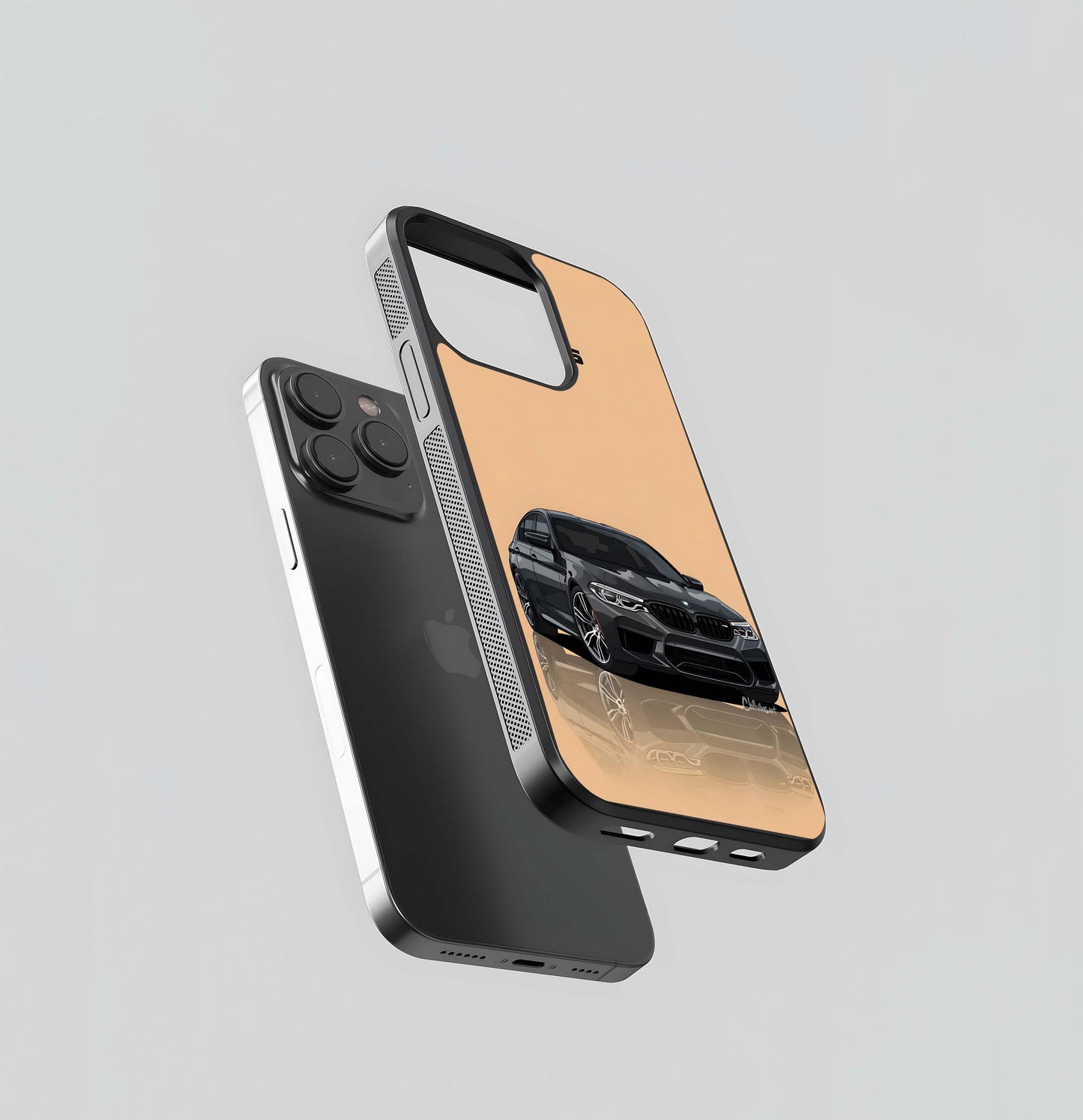 Illustrated BMW M5 Glass Case