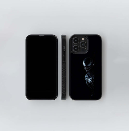 Venom Peeking in the Dark Glass Case