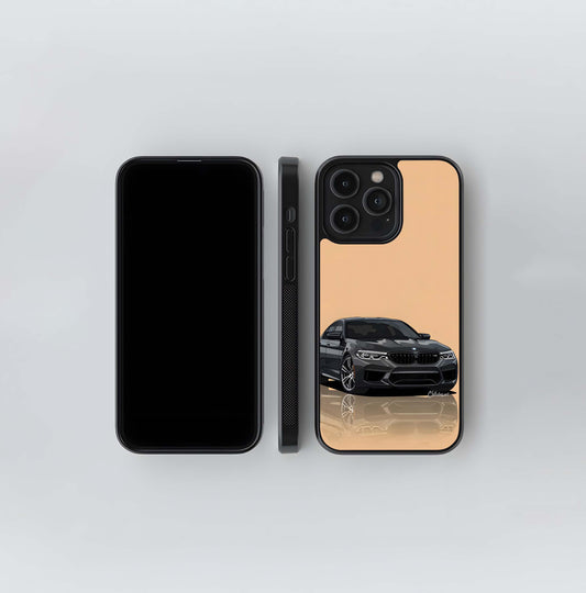 Illustrated BMW M5 Glass Case