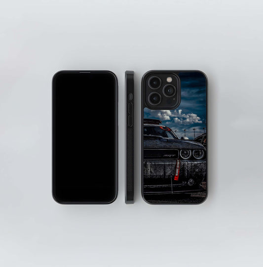 Textured Dodge Challenger SRT Glass Case