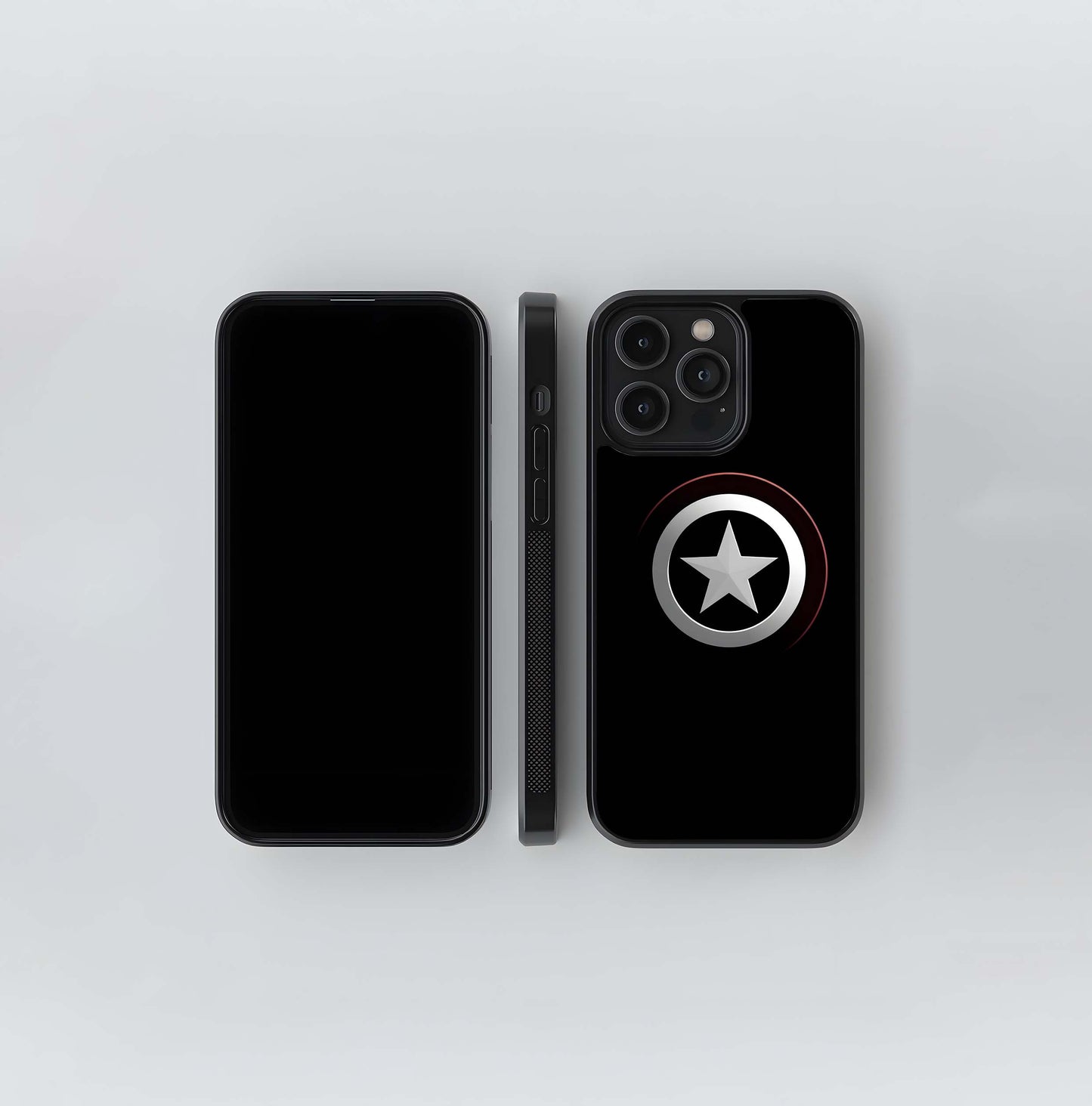 Metal Star Logo Glass Case