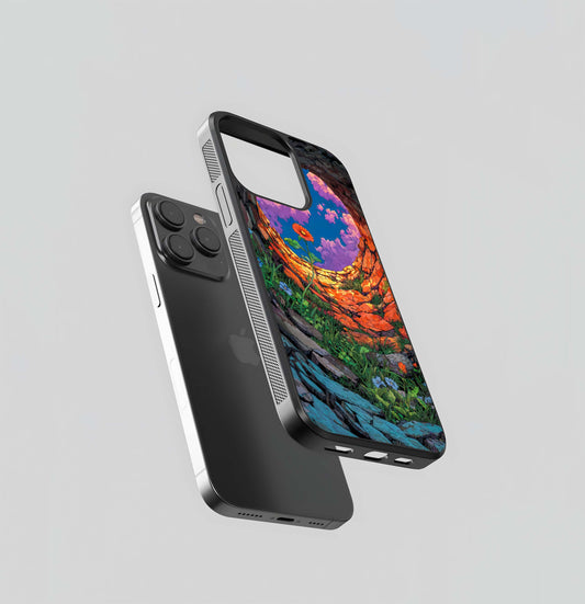 Bloom Within Stone Glass Cases