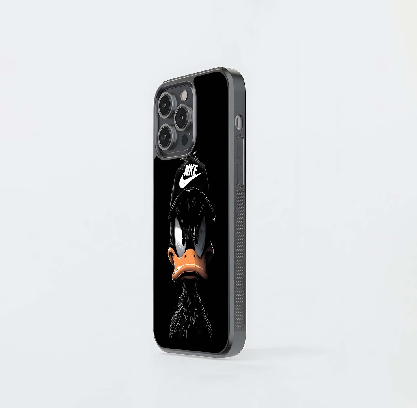 Daffy Duck with Nike Hat Glass Case