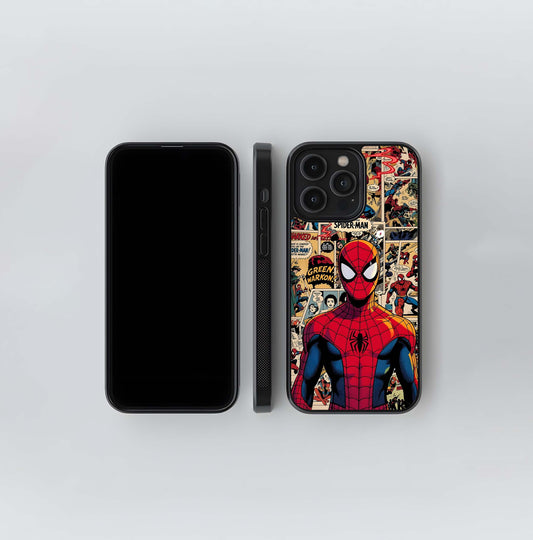 Aesthetic Spider Man Glass Case