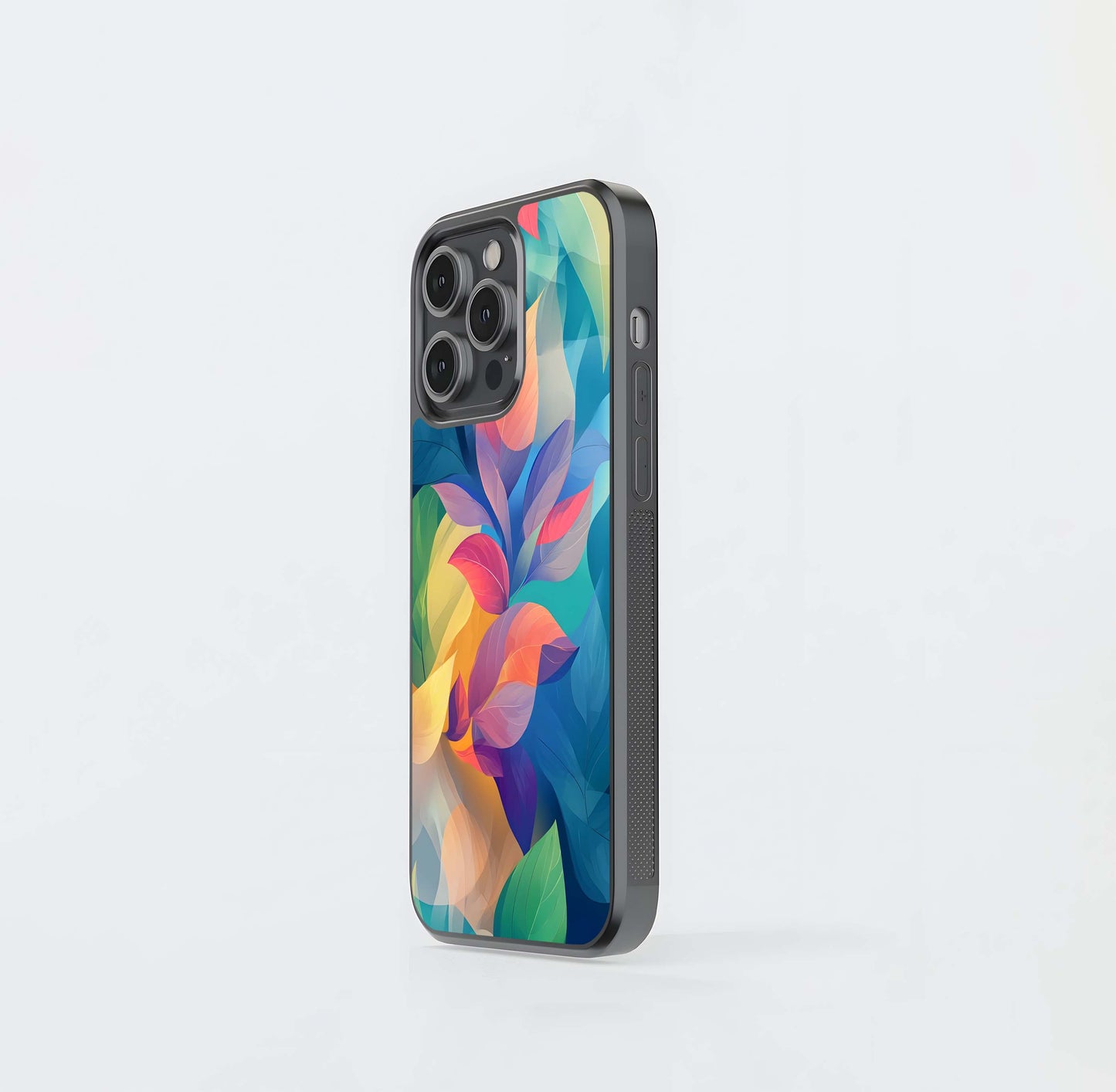 Psychedelic Flora Glass Case