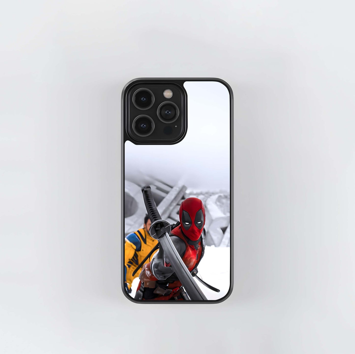 Deadpool Katana Stance Glass Case