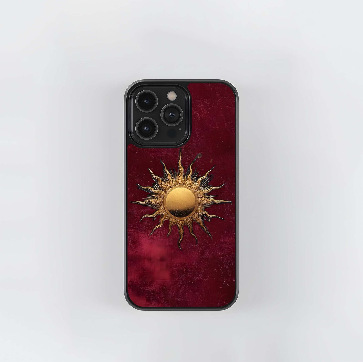 Gold Sun Blush Glass Case