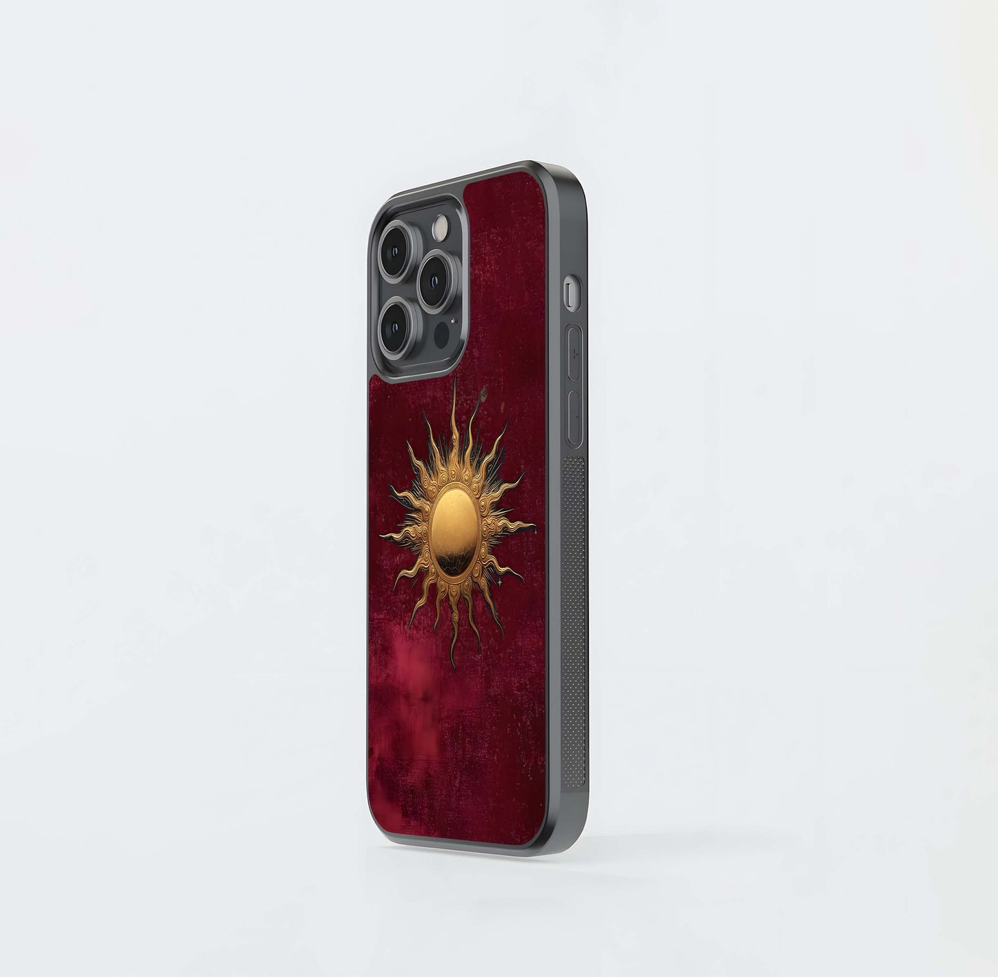 Gold Sun Blush Glass Case