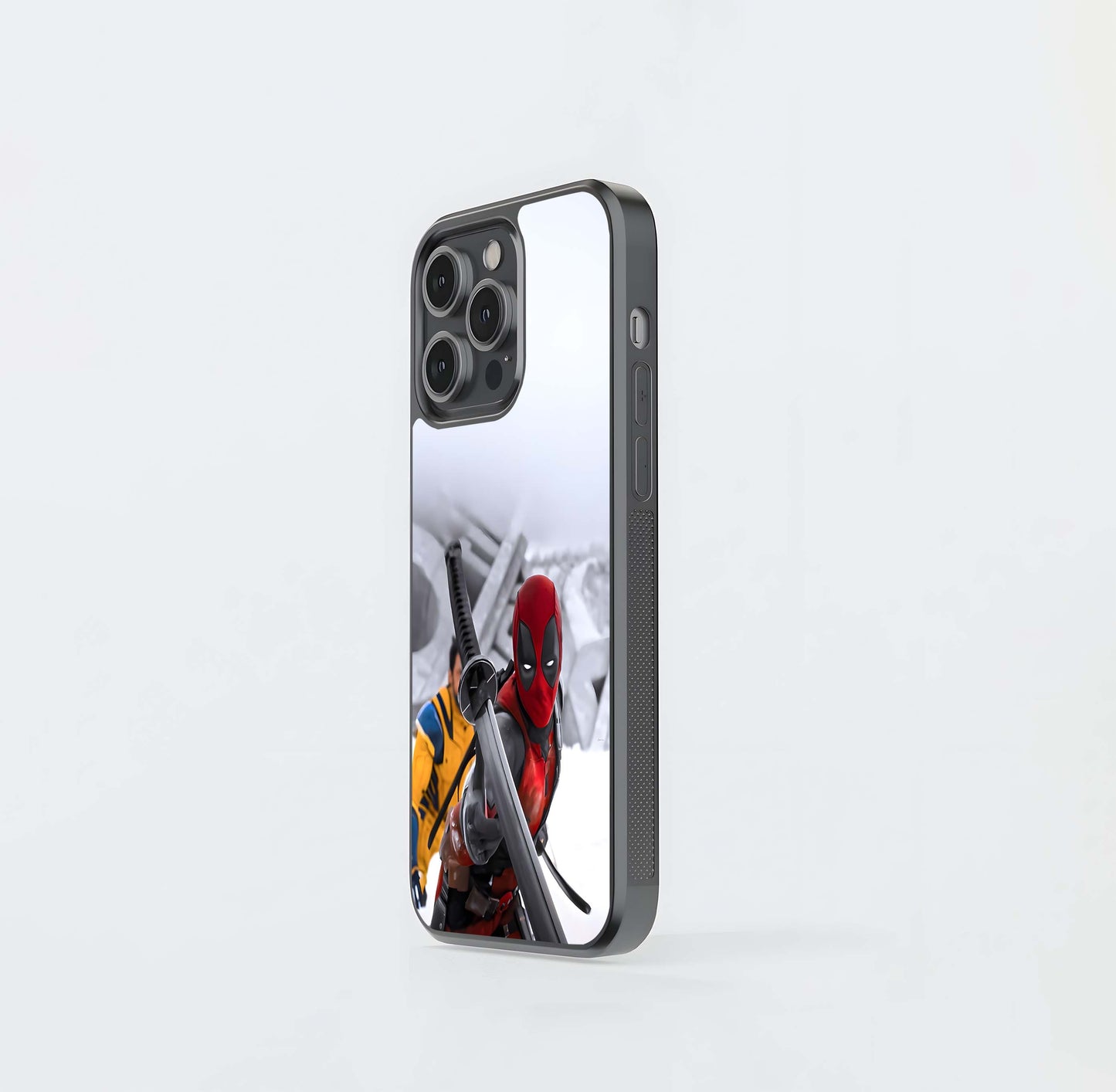 Deadpool Katana Stance Glass Case