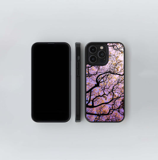 Pastel Bloom Web Glass Case