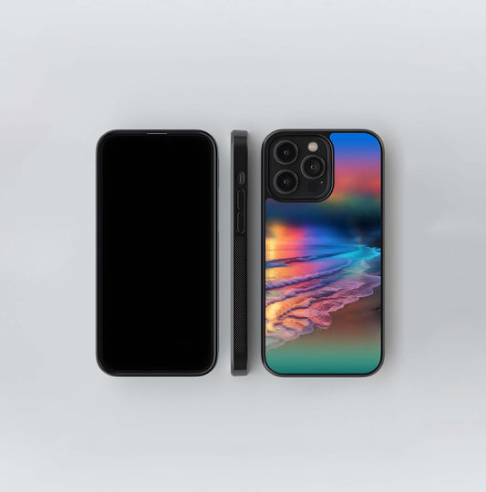 Rainbow Tide Beach Glass Case