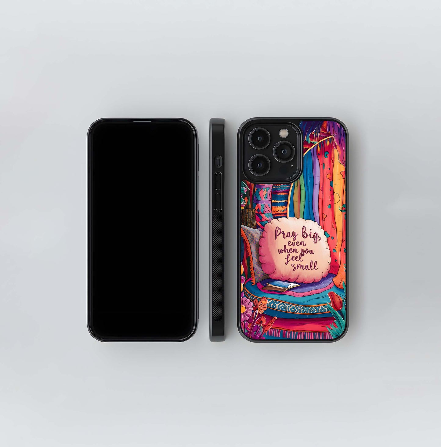 Prayer Rainbow Soul Glass Case