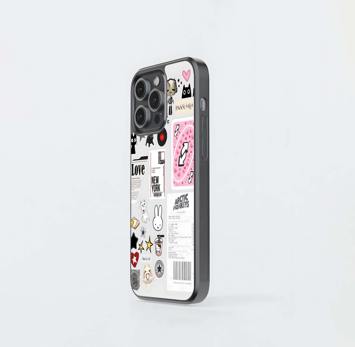 Romantic Receipt Glass Case