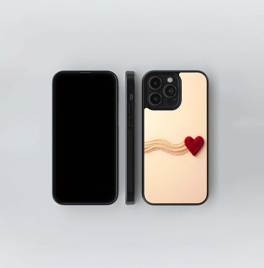 Sand Path to the Heart Glass Case