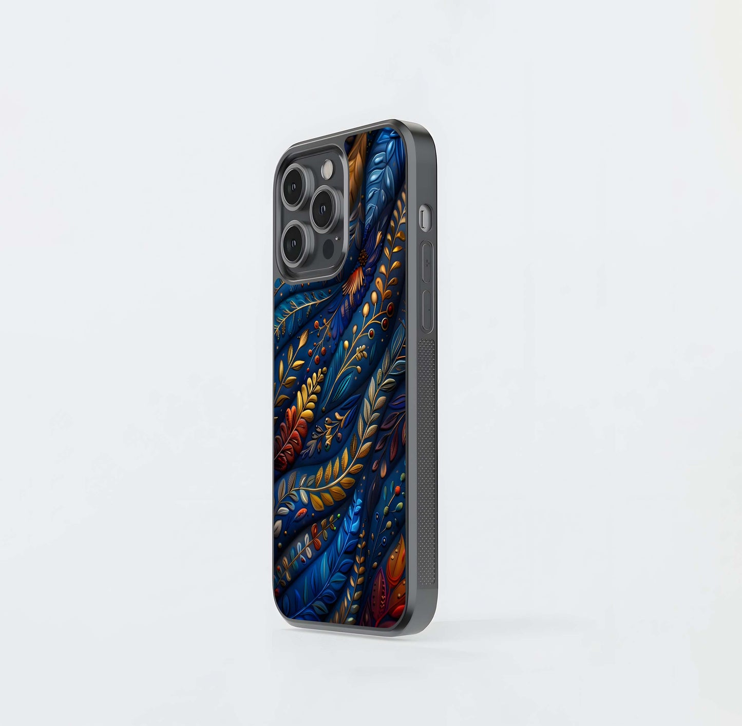 Sapphire Forest Tapestry Glass Case